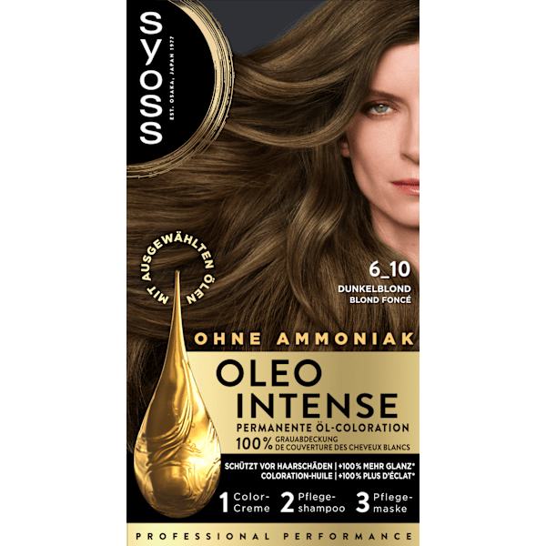 Haarfarbe 6_10 Dunkelblond Syoss Oleo Intense
