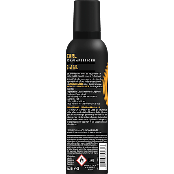 Schaumfestiger Intense Curls syoss