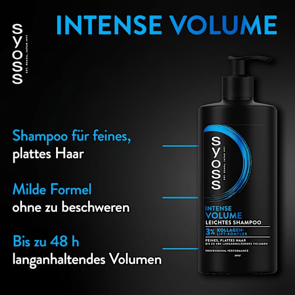 Shampoo Intense Volume syoss