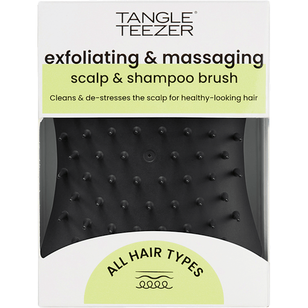 Kopfmassagebürste Scalp Exfoliator & Massager schwarz Tangle Teezer