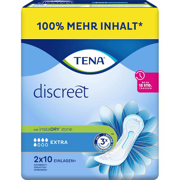 discreet Einlagen Inkontinenz Extra Duopack TENA