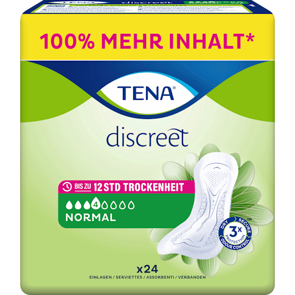 discreet Einlagen Inkontinenz Normal Duopack TENA
