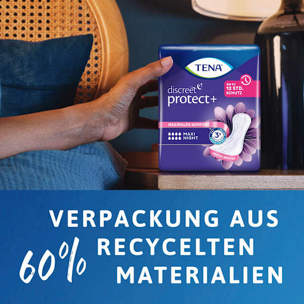discreet Einlagen Inkontinenz Protect+ Maxi Night TENA