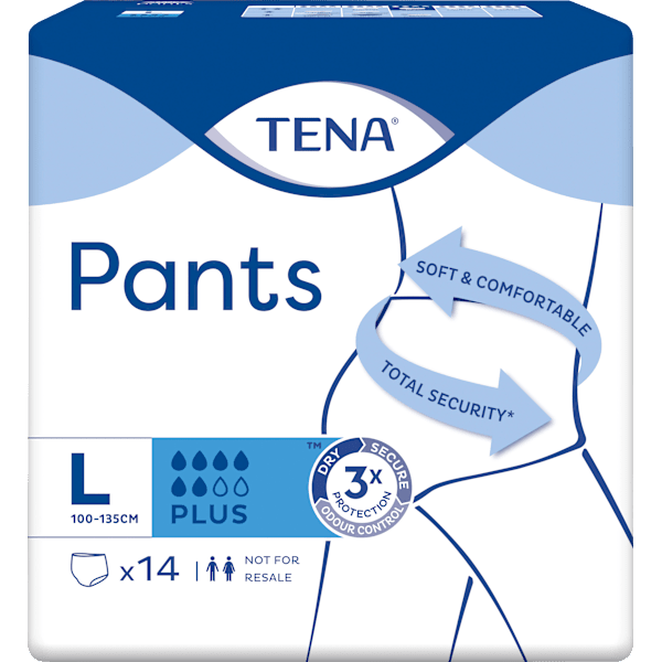 Pants Inkontinenz Plus Gr. L, Vorteilspack (4x14 St) TENA