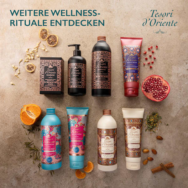 Cremedusche Hammam, Arganöl & Orangenblüte Tesori d'Oriente