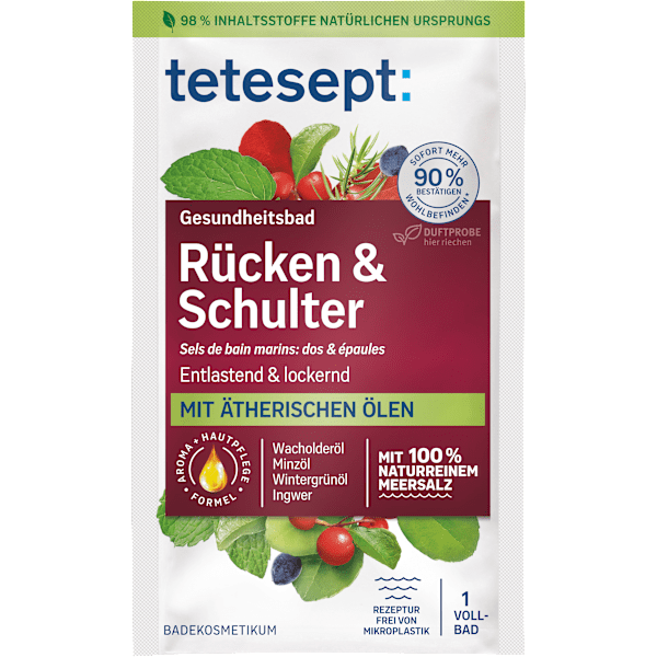 Badesalz Rücken & Schulter tetesept