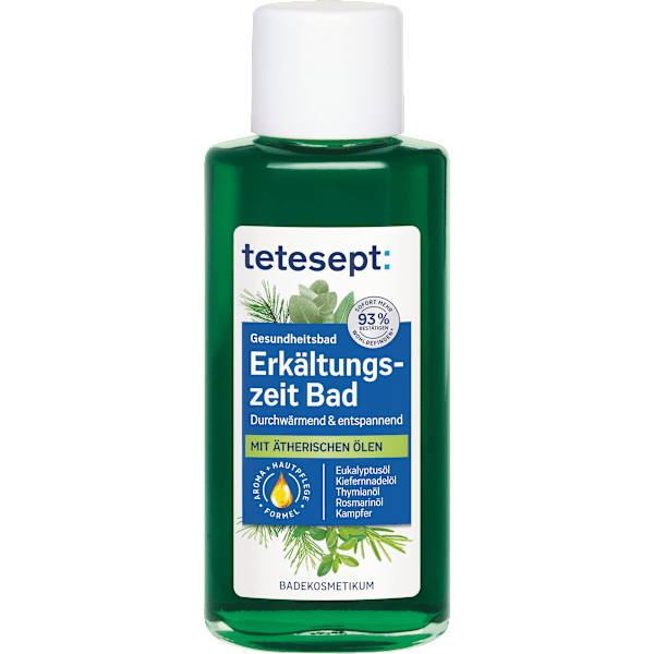 Erkältungszeit Bad tetesept