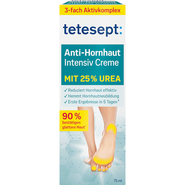Fußcreme Anti Hornhaut 25 % Urea tetesept