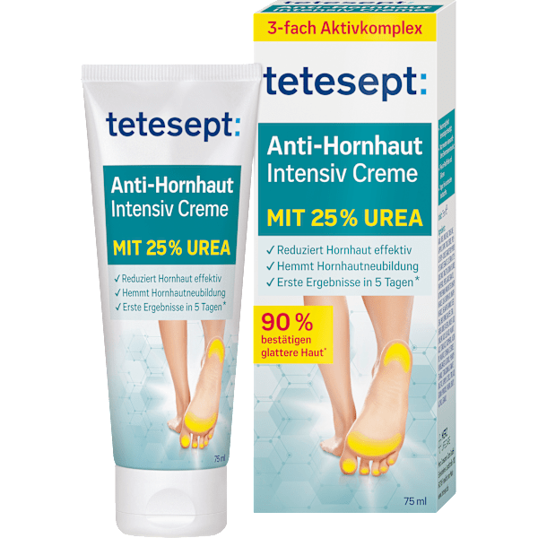 Fußcreme Anti Hornhaut 25 % Urea tetesept