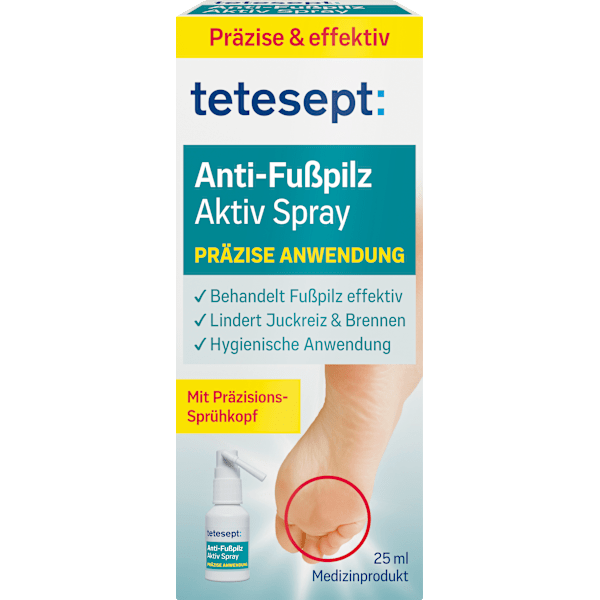 Fußpilz Entferner Spray tetesept