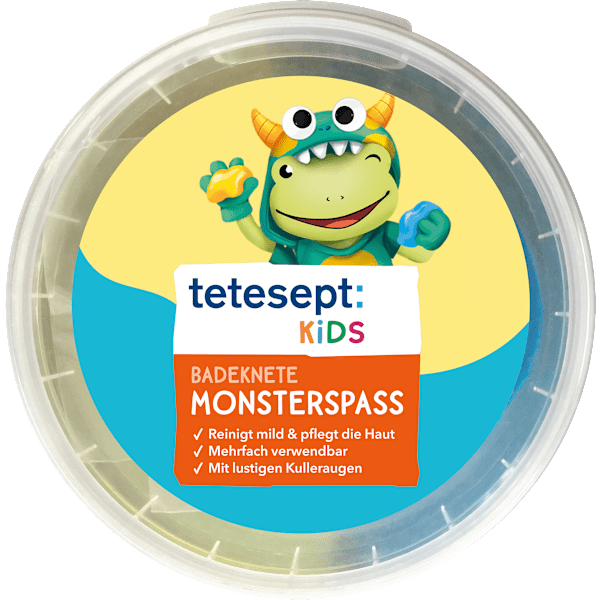 Badeknete Monster Kinder Badespaß 2x50g tetesept: KIDS