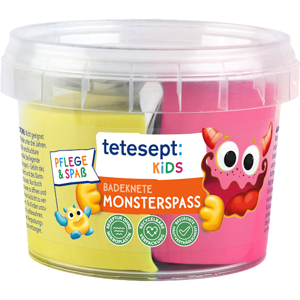 Badeknete Monster Kinder Badespaß 2x50g tetesept: KIDS