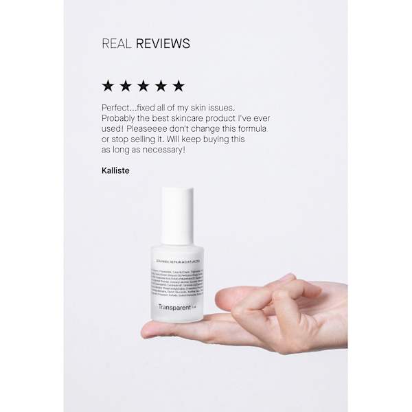 Feuchtigkeitsserum Ceramide Repair Moisturizer Transparent Lab
