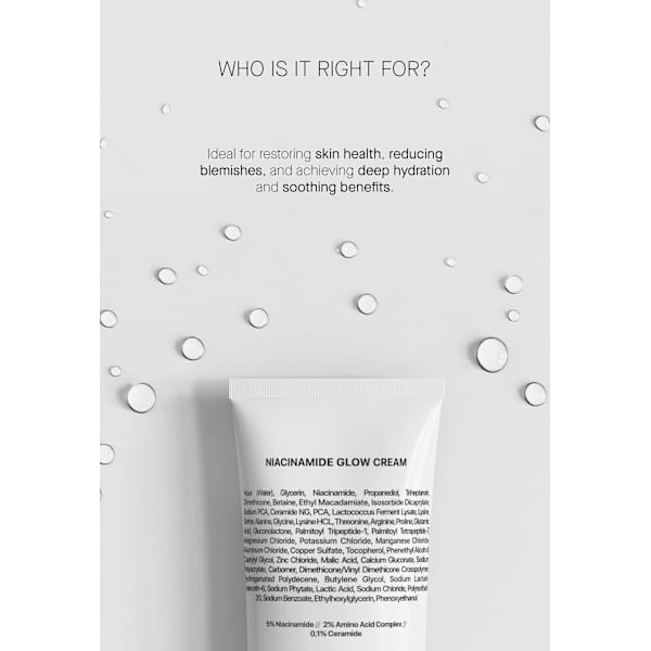 Gesichtscreme Glow Niacinamide Transparent Lab