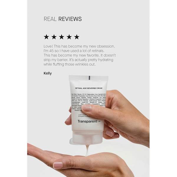 Gesichtscreme Retinal Age Reverse Cream Transparent Lab