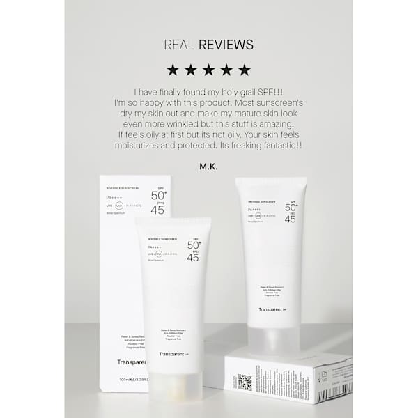 Sonnencreme Gesicht Invisible LSF 50+ Transparent Lab