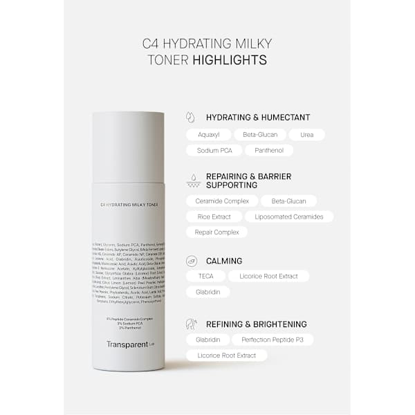 Toner Milky Hydrating Transparent Lab