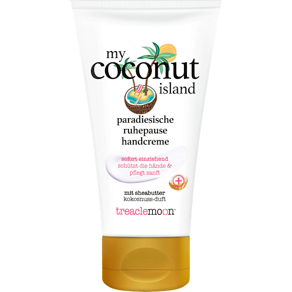 Handcreme my coconut island mit Sheabutter & Kokosnuss-Duft treaclemoon