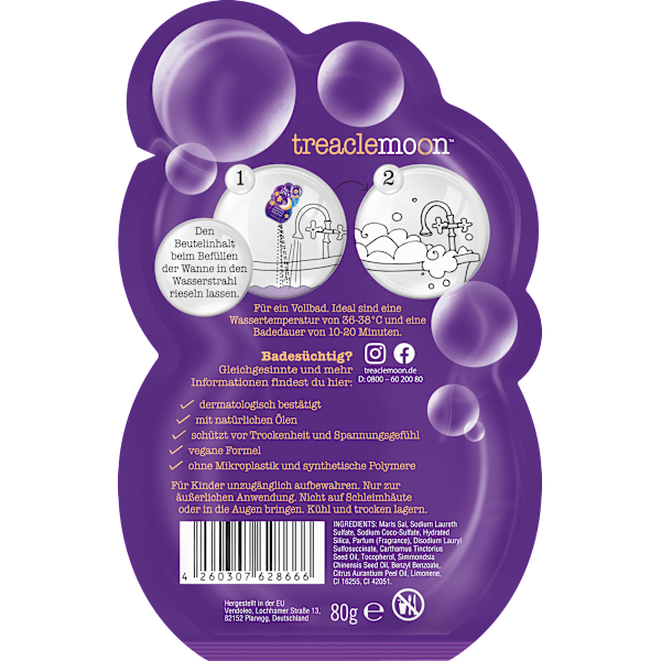 Schaumbad vanilla moon treaclemoon