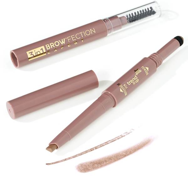 Augenbrauenstift 3in1 Brow'fection Expert 010 Ash Brown trend !t up