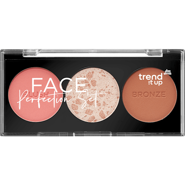 Blush-, Bronzer & Highlighter Palette Face Perfection trend !t up
