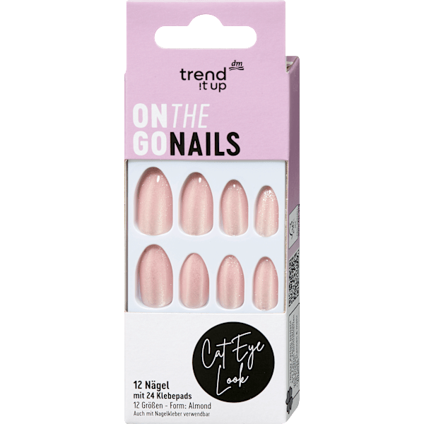 Künstliche Nägel On The Go Nails Cat Eye Look trend !t up