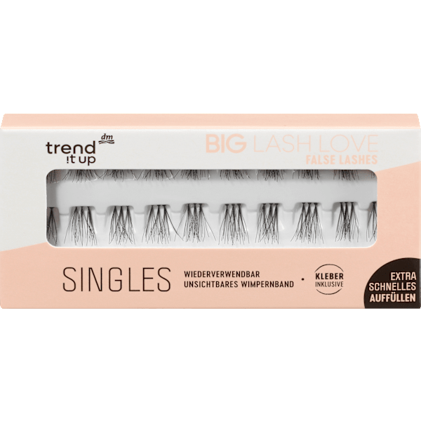 Künstliche Wimpern Big Lash Love Singles trend !t up