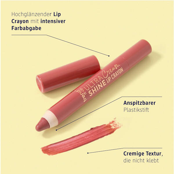 Lippenstift Ultra Shine Cream Crayon 020 trend !t up