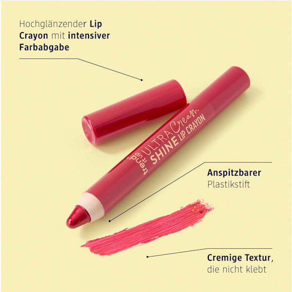 Lippenstift Ultra Shine Cream Crayon 050 trend !t up