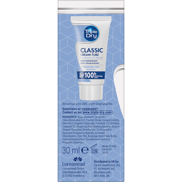 Antitranspirant Deocreme Classic Triple Dry