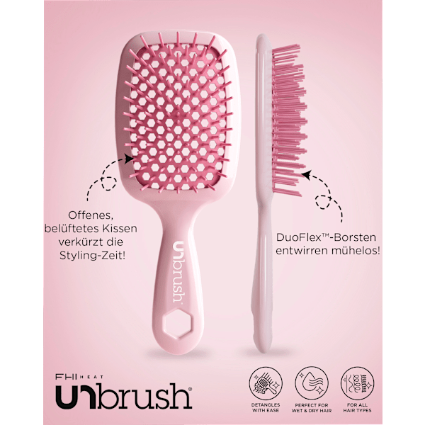 Haarbürste Detangling Hair Brush Cherry Blossom UNbrush