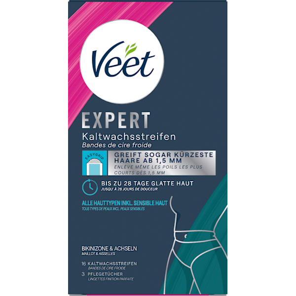 Kaltwachsstreifen Bikinizone & Achseln Veet