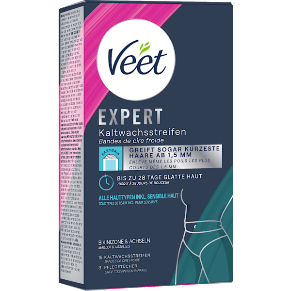 Kaltwachsstreifen Bikinizone & Achseln Veet