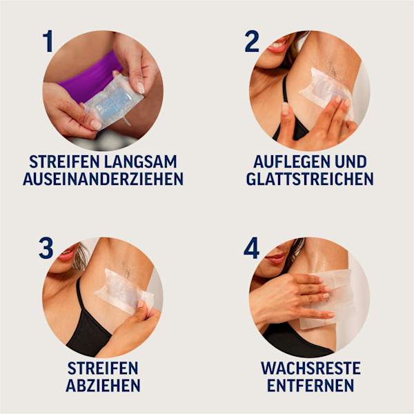Kaltwachsstreifen Bikinizone & Achseln Veet