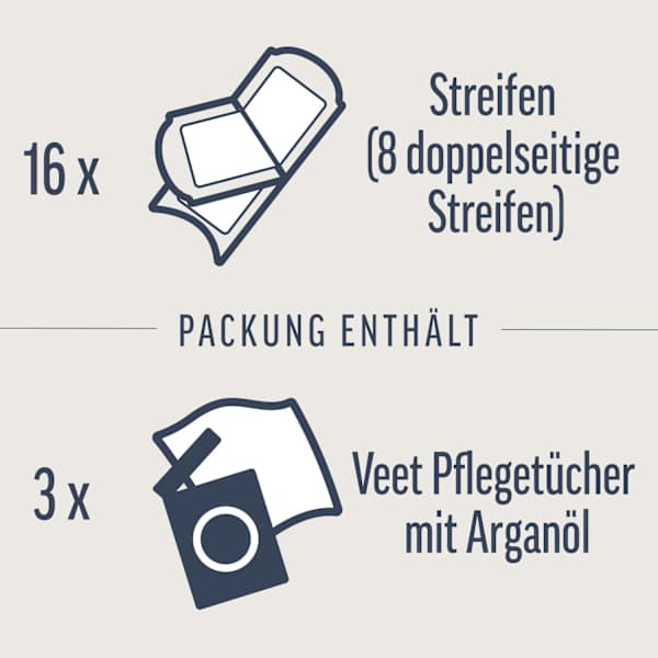 Kaltwachsstreifen Bikinizone & Achseln Veet