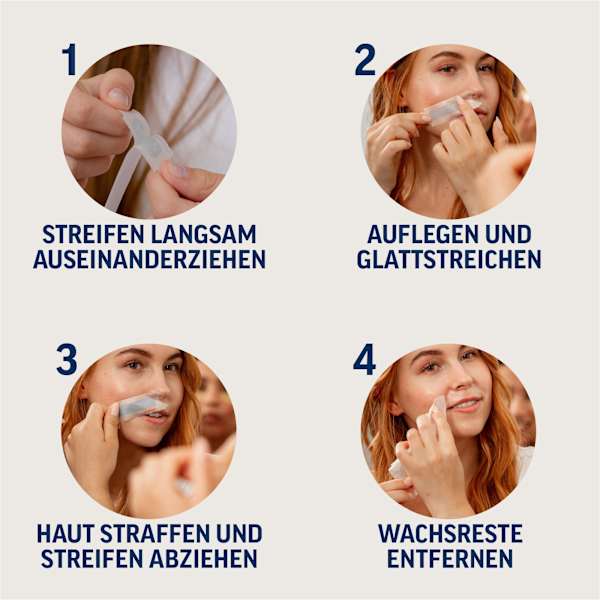 Kaltwachsstreifen Gesicht Expert Veet