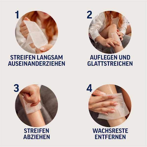 Kaltwachsstreifen Körper & Beine sensitiv Veet