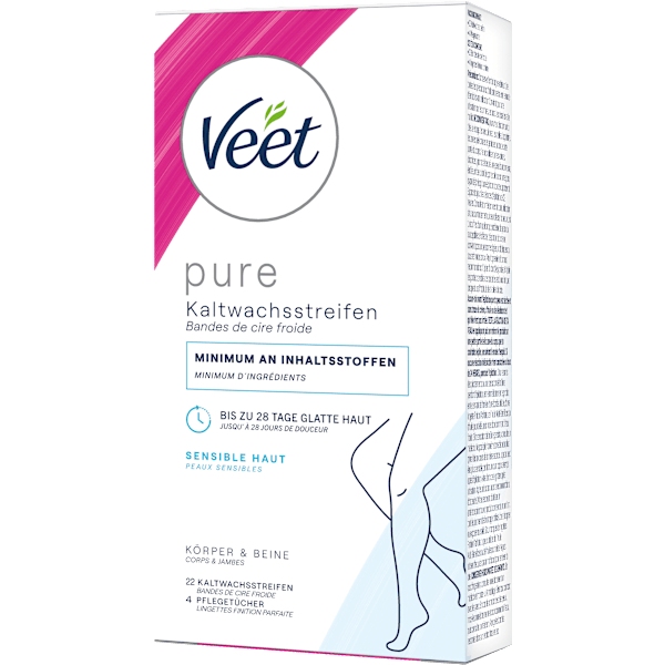 Kaltwachsstreifen Körper & Beine sensitiv Veet