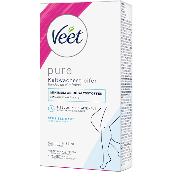 Kaltwachsstreifen Körper & Beine sensitiv Veet