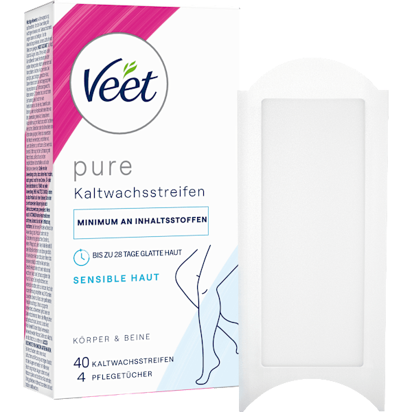 Kaltwachsstreifen Körper & Beine sensitiv Veet