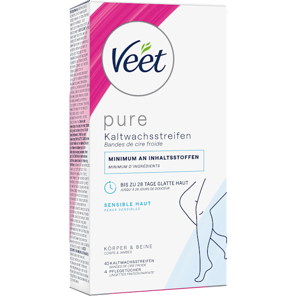 Kaltwachsstreifen Körper & Beine sensitiv Veet