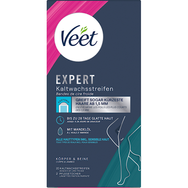 Kaltwachsstreifen Körper & Beine Veet