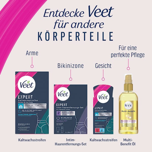 Kaltwachsstreifen Körper & Beine Veet