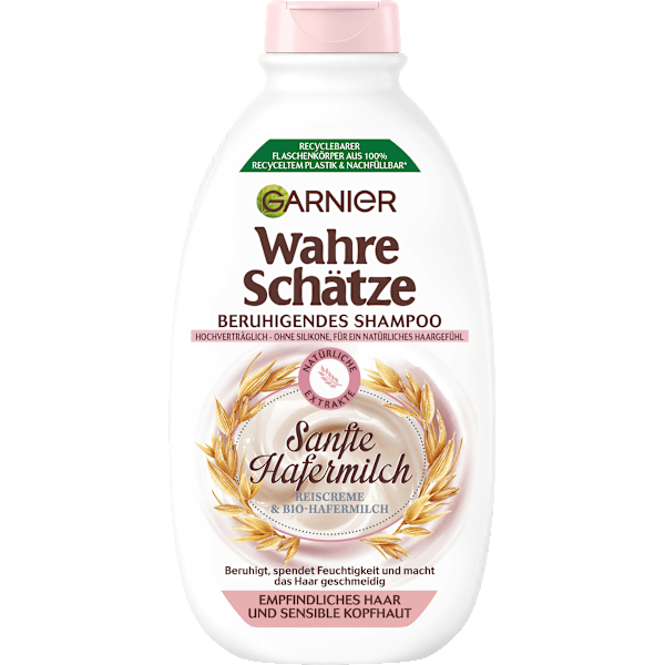 Shampoo  Sanfte Hafermilch, empfindliches Haar Wahre Schätze