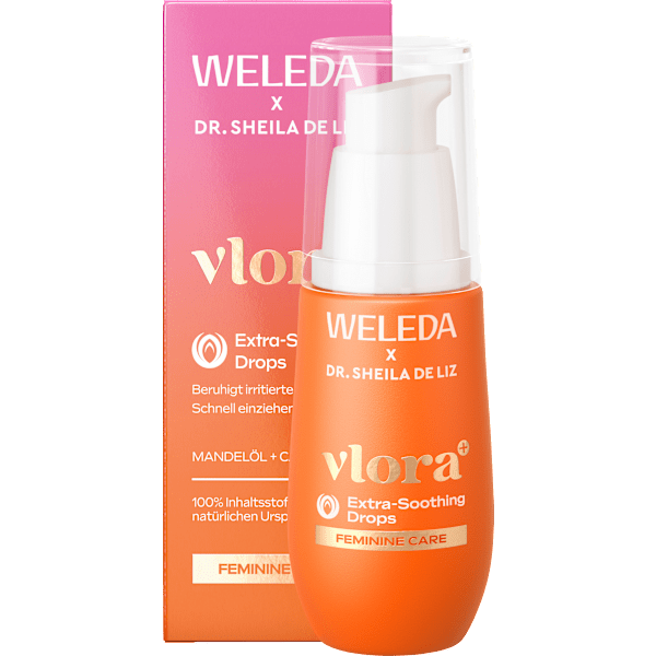 Intimpflege Extra Soothing Drops vlora+ WELEDA