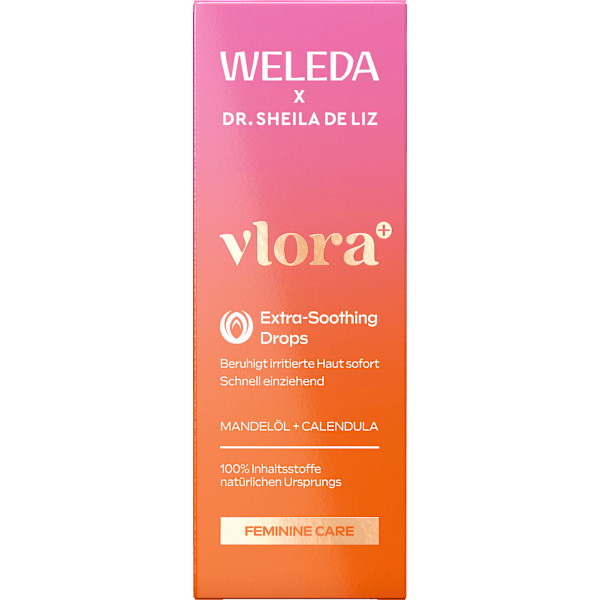 Intimpflege Extra Soothing Drops vlora+ WELEDA