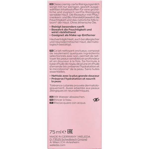 Reinigungsmilch sensitive Mandel WELEDA