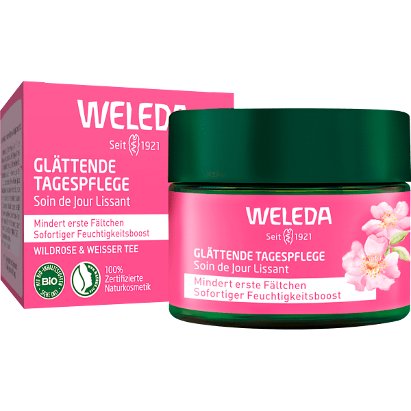 Tagescreme glättend Wildrose WELEDA