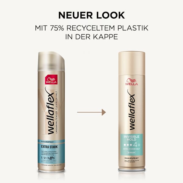 Haarspray Invisible Hold, Extra starker Halt wellaflex