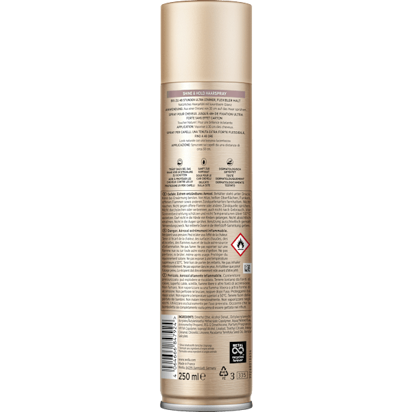 Haarspray Shine & Hold, Ultra starker Halt wellaflex